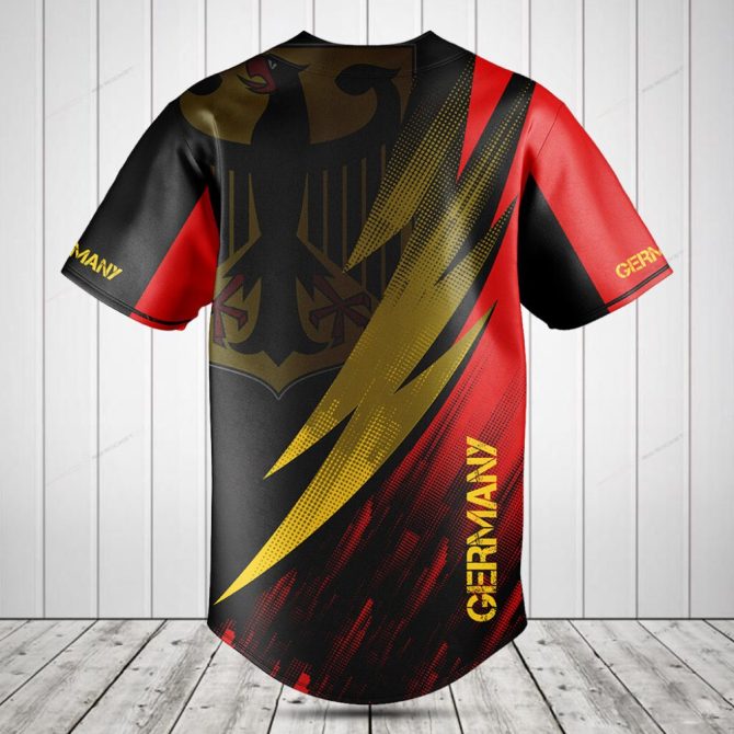 Germany Flag Baseball Jersey - Bold Design, Premium Quality, Perfect Gift! - Image 2