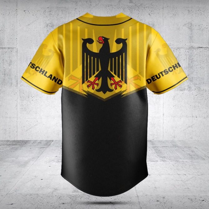 Custom Deutschland Baseball Jersey – Personalized Name & Logo – High Quality Sportswear - Image 2