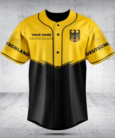 Custom Deutschland Baseball Jersey – Personalized Name & Logo – High Quality Sportswear