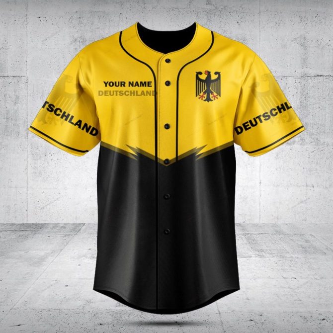 Custom Deutschland Baseball Jersey – Personalized Name & Logo – High Quality Sportswear