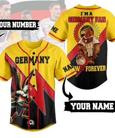Custom Germany Fan Jersey - Personalized Name & Number Sports Shirt