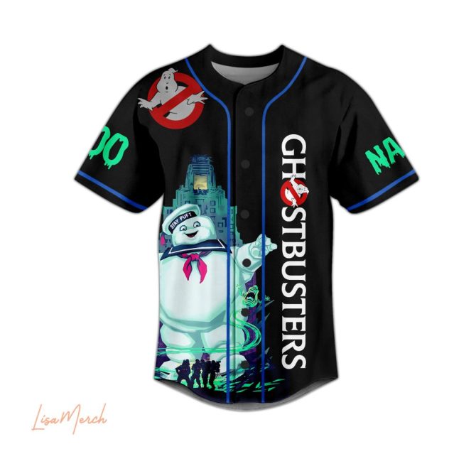 Custom Ghostbusters Jersey – Stay Puft Design, Personalize Name & Number! - Image 2