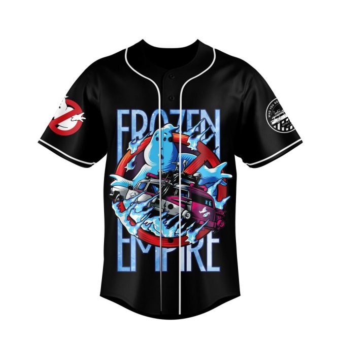 Custom Ghost-Themed Jersey - Personalized Name & Number - Unique Frozen Empire Design - Image 2