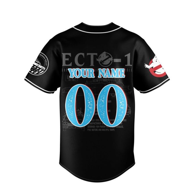Custom Ghost-Themed Jersey - Personalized Name & Number - Unique Frozen Empire Design - Image 3