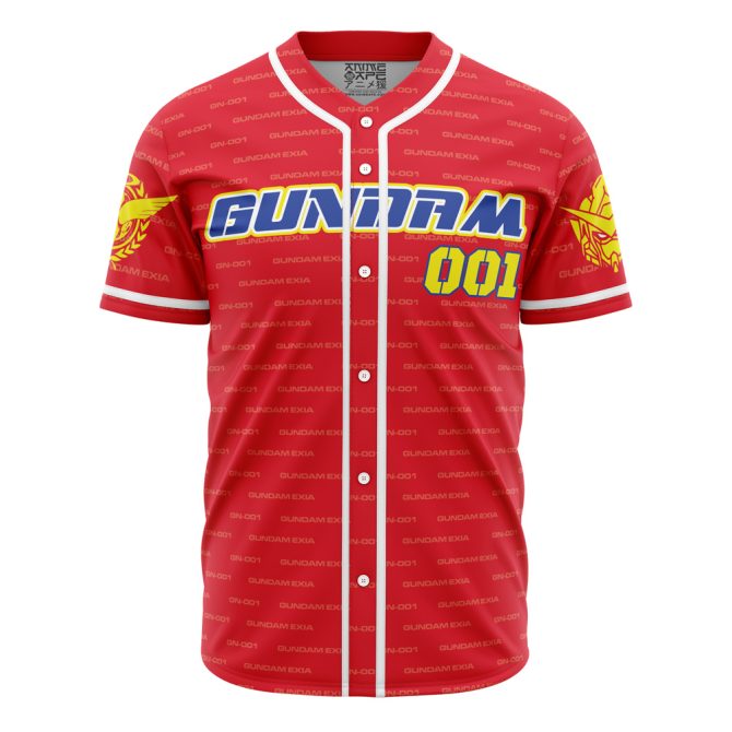 Red Gundam 001 Baseball Jersey – Bold Anime Fan Apparel For Men & Women