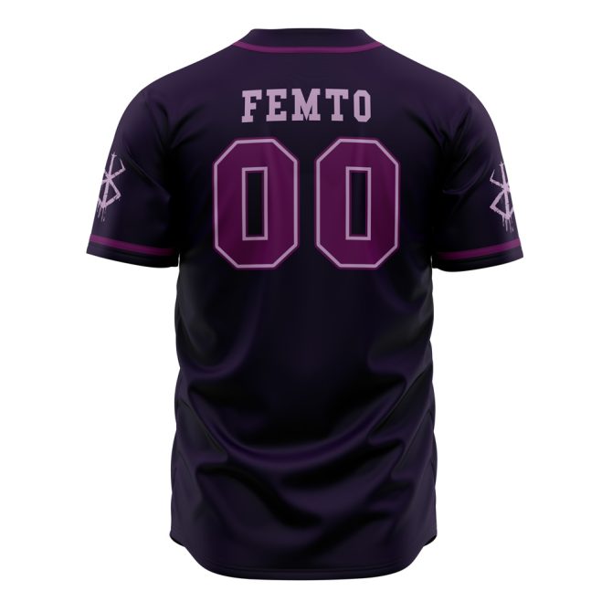 Anime Inspired 'God Hand' Baseball Jersey - Stylish Purple & Black Design - Image 2