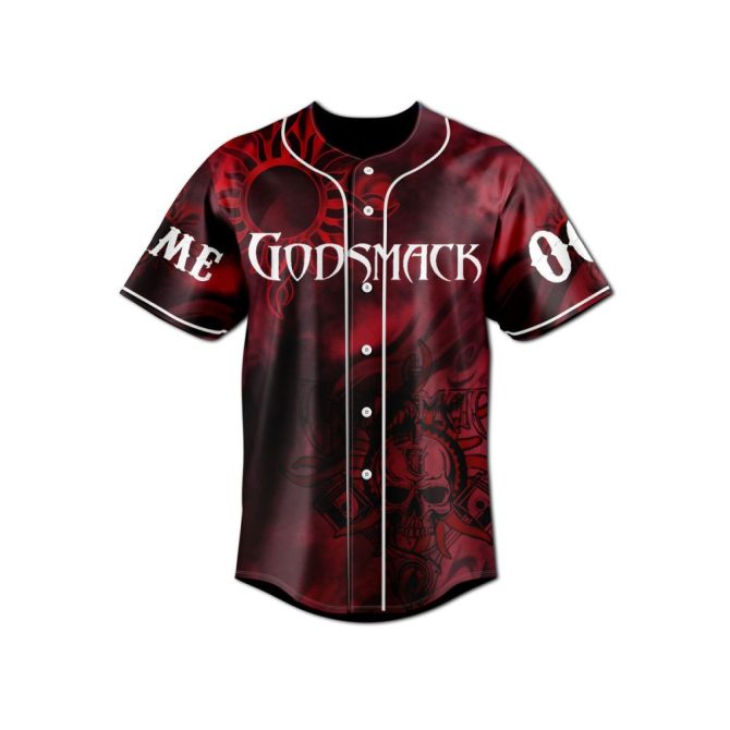 Custom Skull & Wings Baseball Jersey - Personalized Name & Number - Bold Gothic Design - Image 3