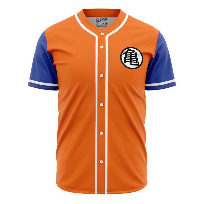 Personalized Anime-Inspired Orange Baseball Jersey – Custom Name & Number - Image 2