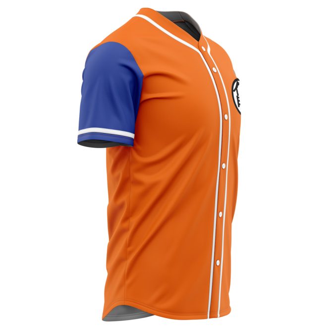 Personalized Anime-Inspired Orange Baseball Jersey – Custom Name & Number - Image 4