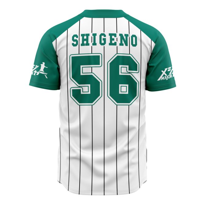 Stylish Green & White Striped Baseball Jersey - Custom Sportswear For Fans & Athletes - Image 3