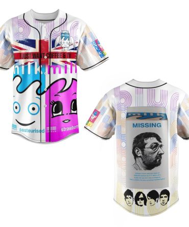 Colorful Cartoon Print Baseball Jersey - Fun Graphic Design, Unisex Casual Shirt