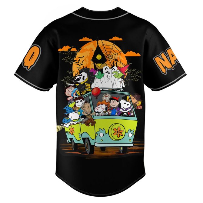 Custom Halloween Baseball Jersey – Great Pumpkin Believer Design – Personalize With Name & Number - Image 3