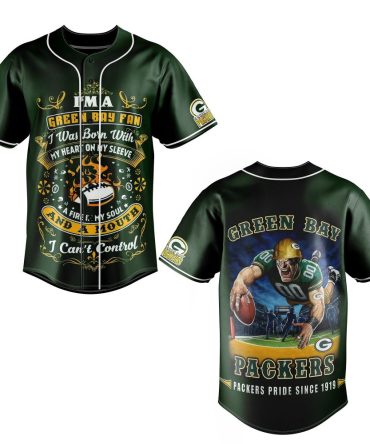 Green Bay Packers Fan Jersey - Bold Design For True Fans , Unique Football Apparel