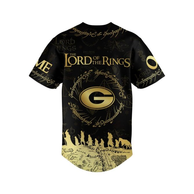 Customizable Georgia 'Lord Of The Rings' Baseball Jersey – Unique Fan Apparel With Name & Number - Image 3