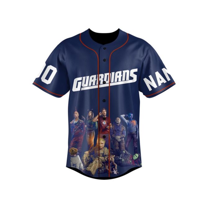 Custom Guardians Baseball Jersey - Personalize Name & Number - Limited Edition Fan Gear - Image 2