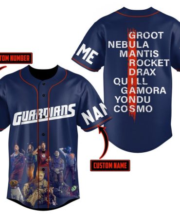Custom Guardians Baseball Jersey - Personalize Name & Number - Limited Edition Fan Gear