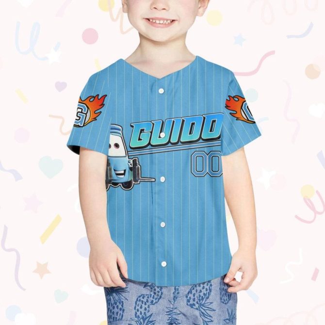 Personalized Kids' Baseball Jersey - Custom Name & Design - Fun Cartoon Style For All Ages - Image 5