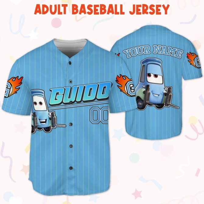 Personalized Kids' Baseball Jersey - Custom Name & Design - Fun Cartoon Style For All Ages - Image 6