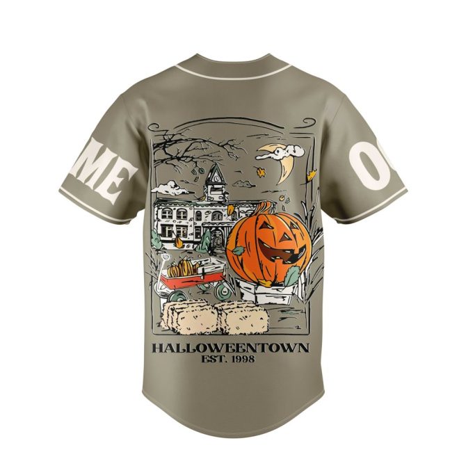 Custom Halloween Town Jersey – 25Th Anniversary Special Edition – Personalize Name & Number! - Image 3