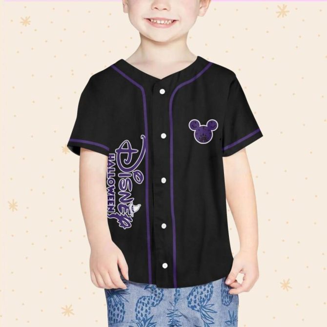 Custom Halloween Disney Baseball Jersey - Kids/Youth/Adult - Personalize Your Name! - Image 5