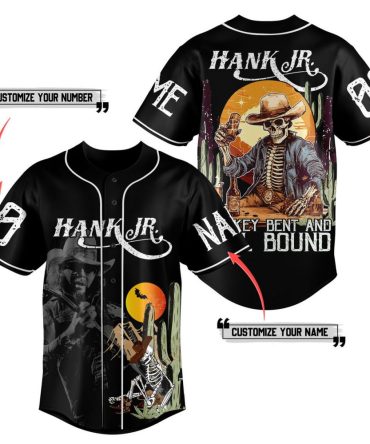 Customize Your Own Skeleton Cowboy Baseball Jersey - Unique Western Style