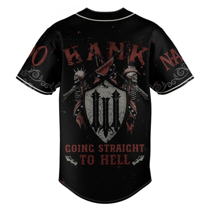 Customizable Vintage Hellbilly Baseball Jersey - Unique Design, Perfect Gift! - Image 6