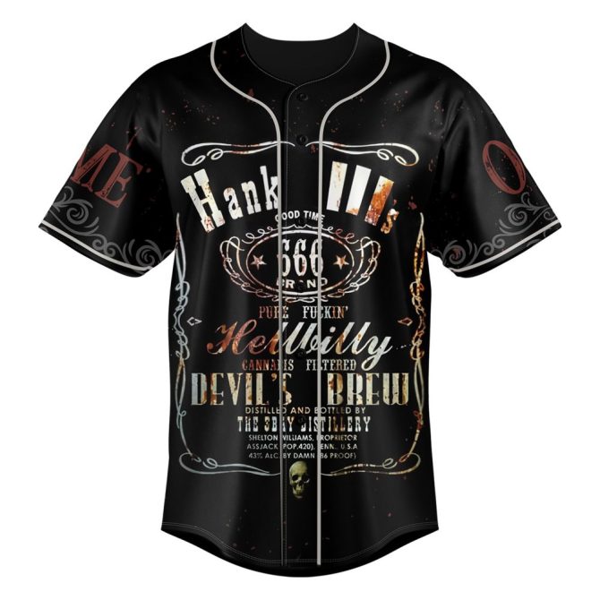 Customizable Vintage Hellbilly Baseball Jersey - Unique Design, Perfect Gift! - Image 5