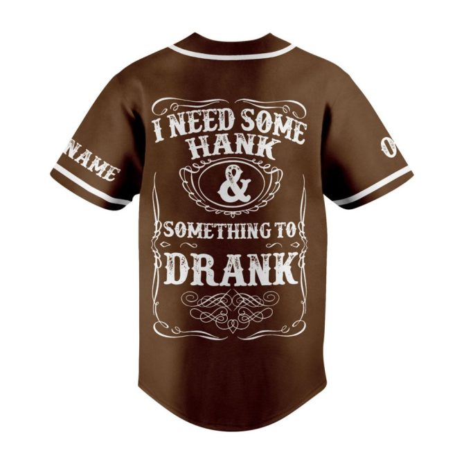 Custom Hank Williams Jr. Baseball Jersey - Personalized Name & Number - Perfect Gift! - Image 2
