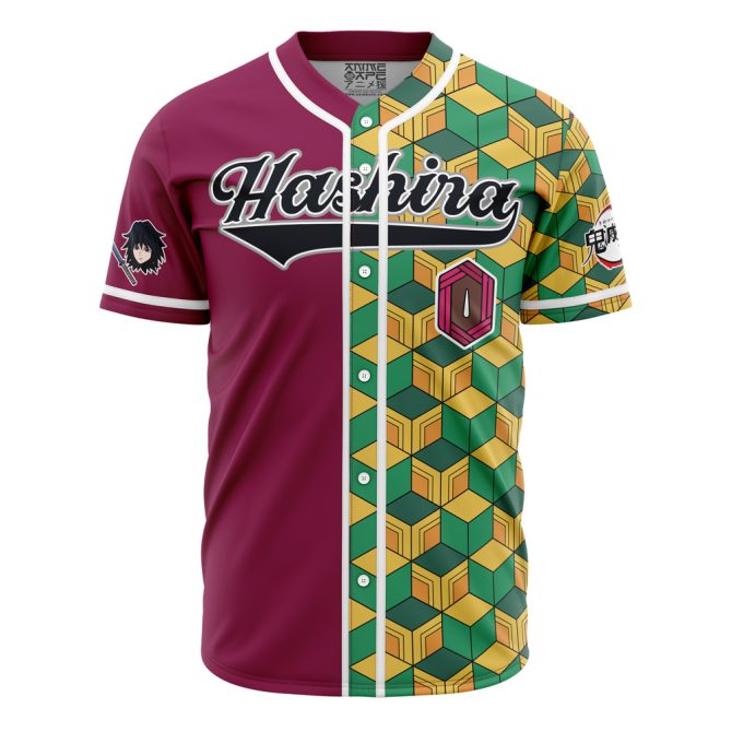 Custom Anime-Inspired Baseball Jersey - Hashira Design, Personalized Name & Number - Image 2