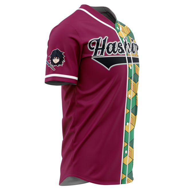 Custom Anime-Inspired Baseball Jersey - Hashira Design, Personalized Name & Number - Image 4