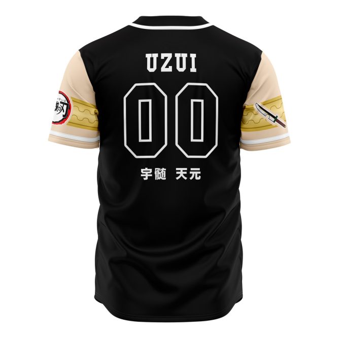 Anime-Inspired Black Baseball Jersey - Stylish & Comfortable Sportswear - Image 3