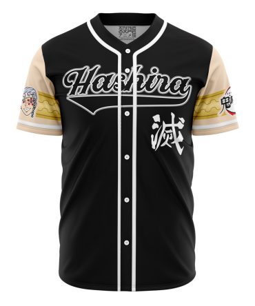 Anime-Inspired Black Baseball Jersey - Stylish & Comfortable Sportswear