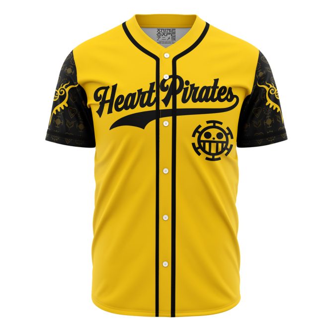 Anime-Inspired Heart Pirates Yellow Jersey - Stylish & Comfortable Fan Apparel