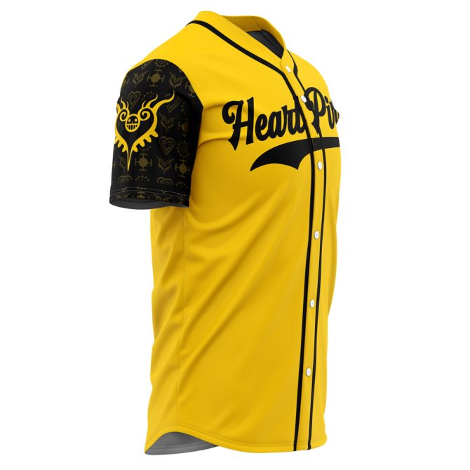 Anime-Inspired Heart Pirates Yellow Jersey - Stylish & Comfortable Fan Apparel - Image 2