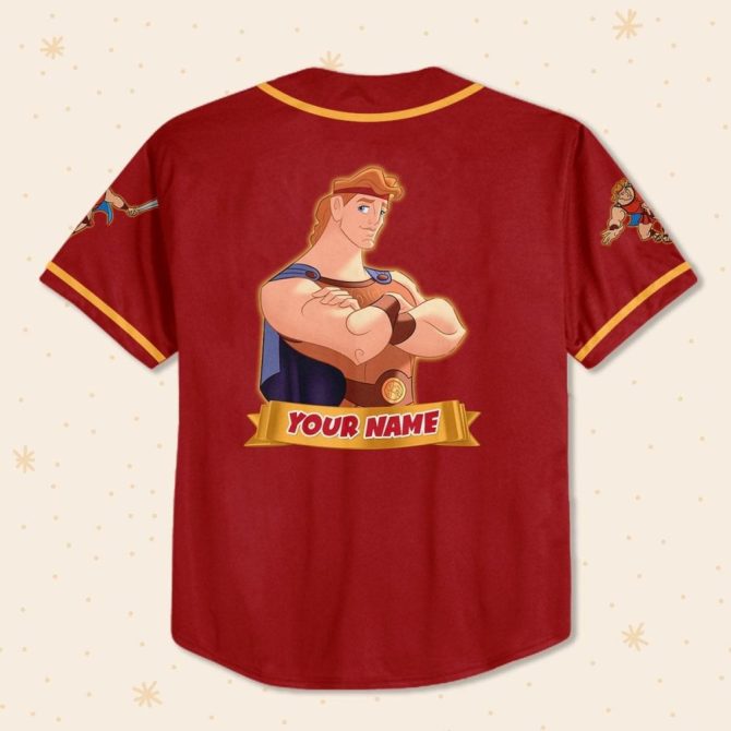 Custom Hercules Baseball Jersey - Personalized Name & Number For Kids/Youth/Adults - Image 4