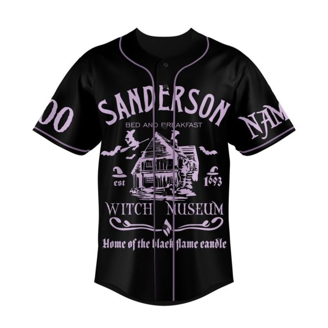 Custom Hocus Pocus Sanderson Sisters Jersey - Witch Museum Theme, Personalized Halloween Shirt - Image 2