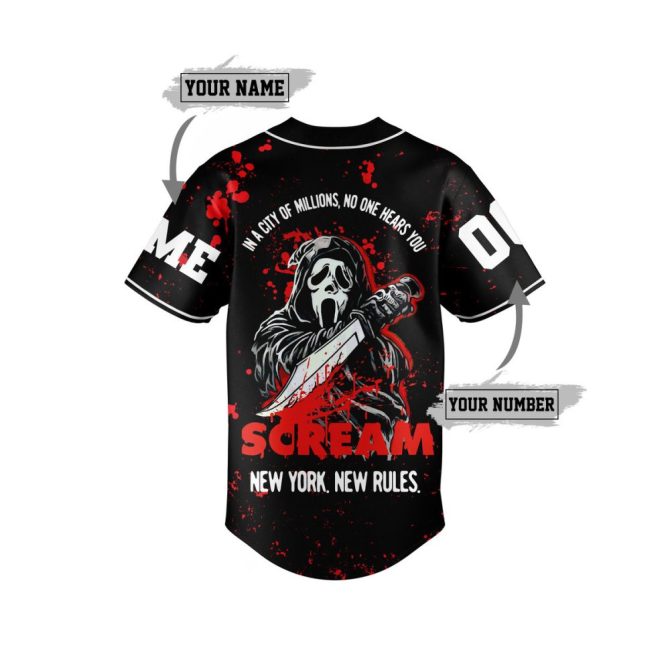Custom Woodsboro Horror Film Club Jersey – Scream Movie Fan Gear - Image 3