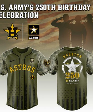 Astros U.S. Army 250Th Anniversary Jersey - Limited Edition Camo Tribute