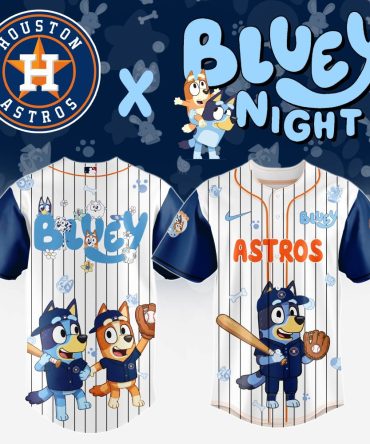 Exclusive Bluey X Astros Kids Jersey – Fun Baseball Apparel For Young Fans!