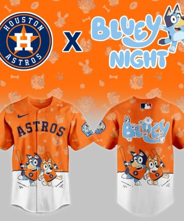 Limited Edition Astros X Bluey Jersey - Perfect For Fans & Collectors!