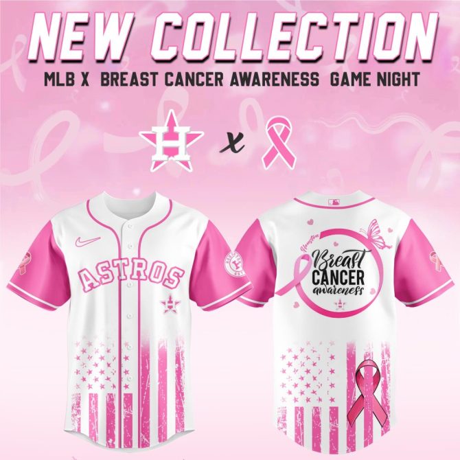 Astros Pink Mlb Jersey - Breast Cancer Awareness Edition