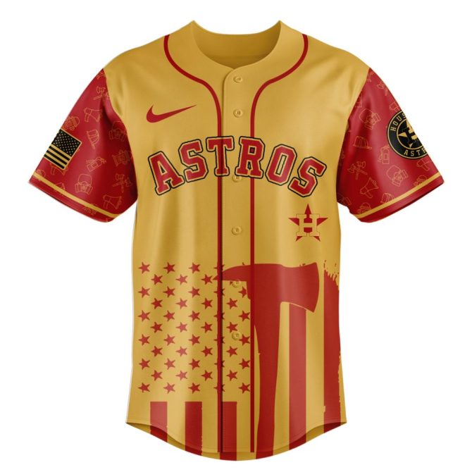 Astros Firefighter Appreciation Jersey - Honor Heroes With Style! - Image 2