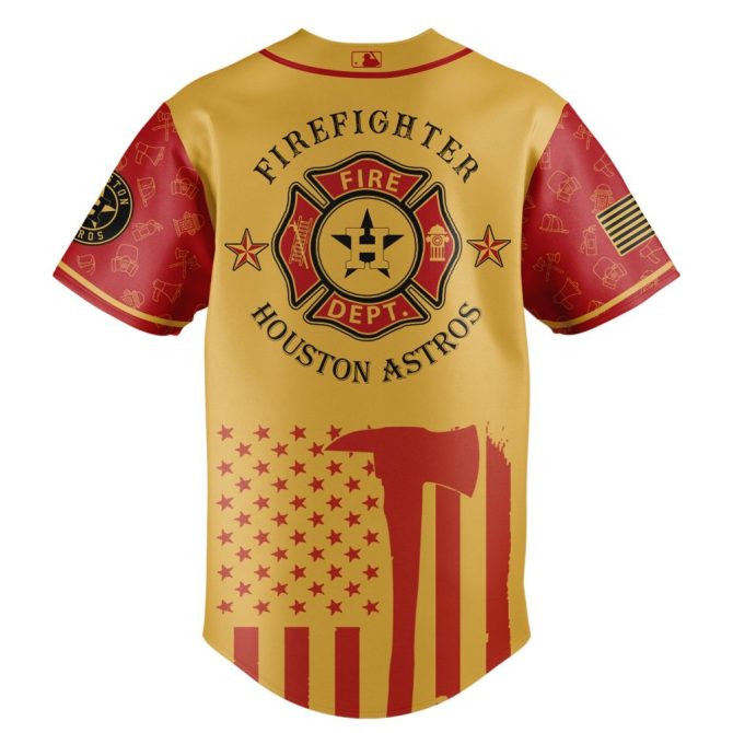 Astros Firefighter Appreciation Jersey - Honor Heroes With Style! - Image 3