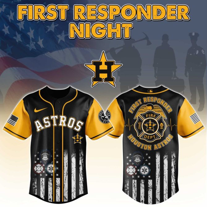 Astros First Responder Night Jersey - Honor Heroes With Exclusive Houston Design