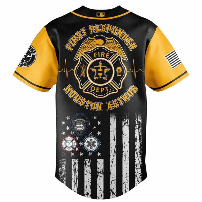 Astros First Responder Night Jersey - Honor Heroes With Exclusive Houston Design - Image 3