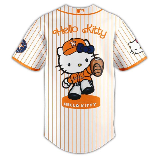 Hello Kitty X Astros Jersey & Cap Set – Limited Edition Fan Gear - Image 2