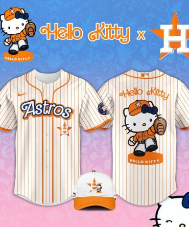 Hello Kitty X Astros Jersey & Cap Set – Limited Edition Fan Gear