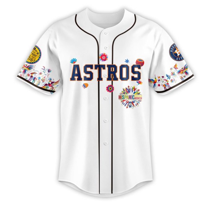 Celebrate Hispanic Heritage: Exclusive Astros Jersey - Limited Edition Design - Image 2