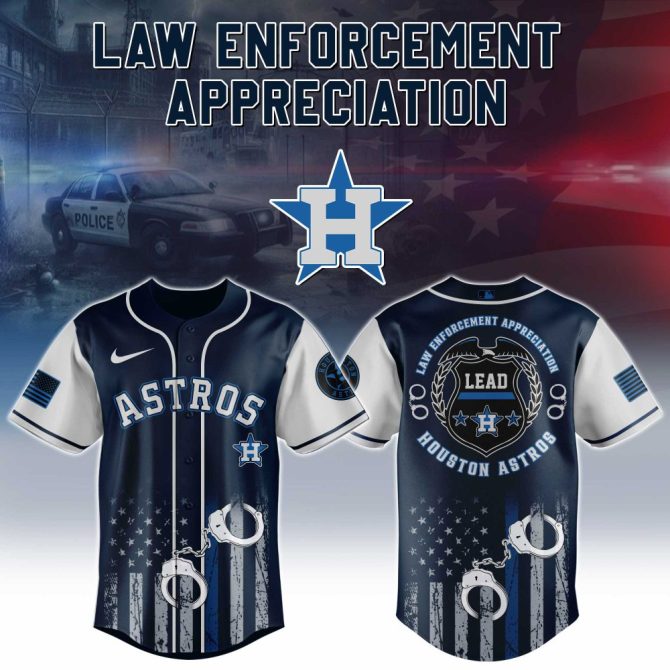 Astros Law Enforcement Appreciation Jersey - Honor & Style For Fans