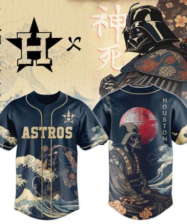 Astros Samurai Baseball Jersey - Unique Darth Design, Perfect For Fans & Collectors